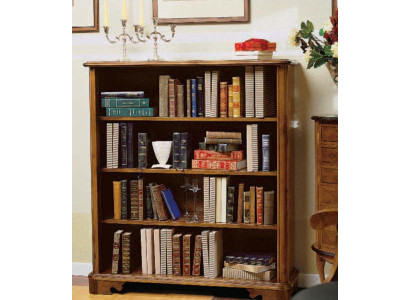 Vitrina de salón armario estante de libros aparador muebles clásicos estantes madera.