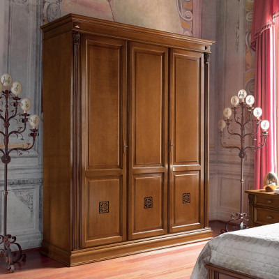 Armario de madera maciza estilo antiguo barroco rococó armario dormitorio nuevo