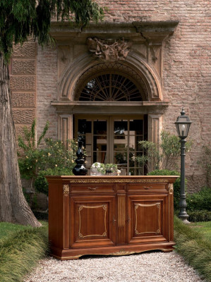 Aparador de lujo, cómoda de diseño, aparador, armario de madera maciza italiano muebles.