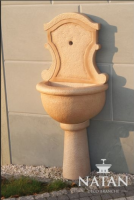 Fuente de pared Lavabo Decorativo Jardín Pila de desagüe de jardín Fregadero de jardín Lavabo