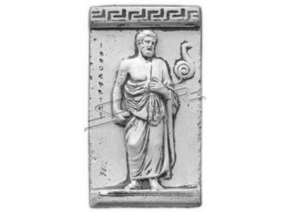 Estilo antiguo Relieve de pared romano Pared Imágenes Imagen Pintura en piedra griega.