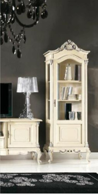 Klassische conjunto de pared para sala de estar Vitrina rtv Aparador Vitrinas Armario Armarios 3 piezas.