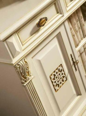 Cama doble Cama de matrimonio Diseño de lujo Camas Decoración Barroco Rococó Estilo antiguo