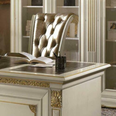 Mueble de oficina Librería Archivador de lujo Muebles italianos Antiguo Armario de madera maciza