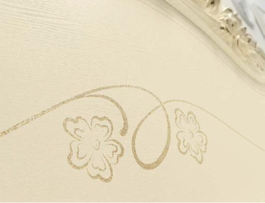 Conjunto de dormitorio Bizzotto cama mesita de noche cómoda espejo armario de 5 piezas.