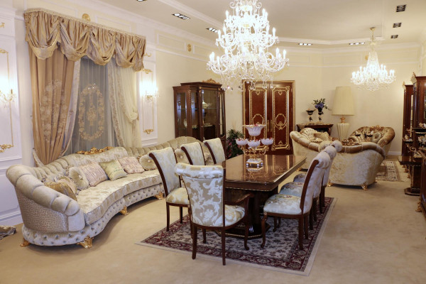 Sofá de diseño Sofá de esquina redondo Sofá redondo Moderno Sofá de esquina Circular Muebles de salón italianos modernos.