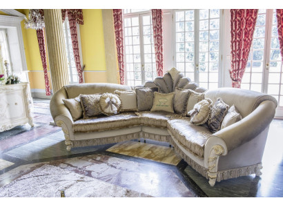 Sofá Sofá de tela Sofá Sofá del paisaje doméstico Conjunto Diseño Sofás modernos Italia Forma de L