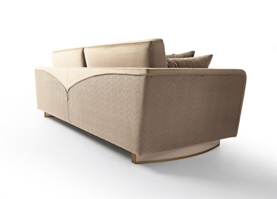 Sofá de 3 plazas + 1 plaza + 1 plaza, Set de sofás de diseño, sofá acolchado, clásico, 3 piezas.