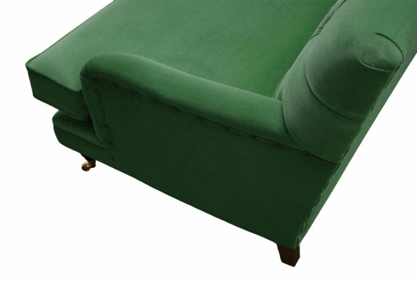 Chesterfield sofá de 3 plazas, diseñador, sofá, tapizado, sofá de lujo, tela.
