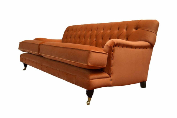 Chesterfield Diseño de lujo Sofá Tela de sofá Conjunto de asientos Nuevo