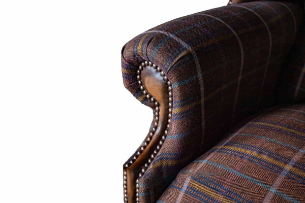 Chesterfield Design Sofá Sillón Sofá Tapizado Orejero 1 Plaza Nuevo