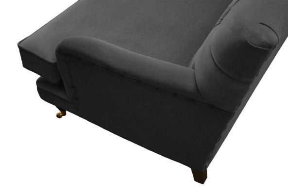 Sofá 3 plazas sofá Art déco tres plazas Nuevo Textil Lujo Sofá Tapizado