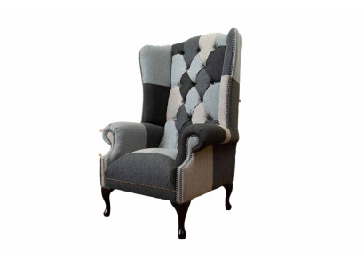 Sillón Chesterfield Sofa Couch Tapizado 1 Plaza Sillón Sofás Textil