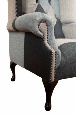 Sillón Chesterfield Sofa Couch Tapizado 1 Plaza Sillón Sofás Textil