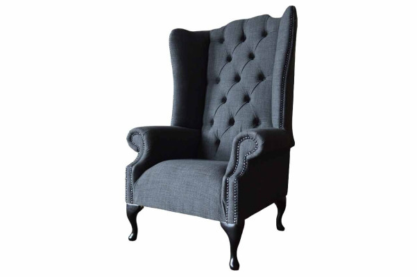 Sillón Chesterfield de una plaza, sofá, muebles de lujo, sillón de orejas, nuevo.