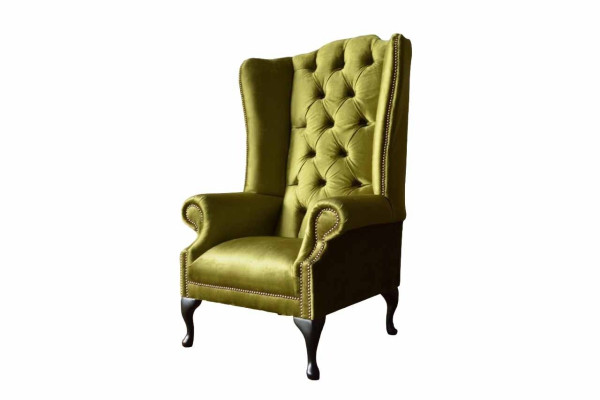 Sillón Chesterfield Sofa Couch Poltrona 1 plaza Tapizado Textil Nuevo