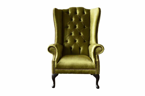 Sillón Chesterfield Sofa Couch Poltrona 1 plaza Tapizado Textil Nuevo
