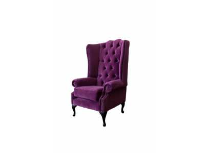 Diseño Chesterfield Sillón Sofá con tapizado Orejero Sofás de 1 plaza