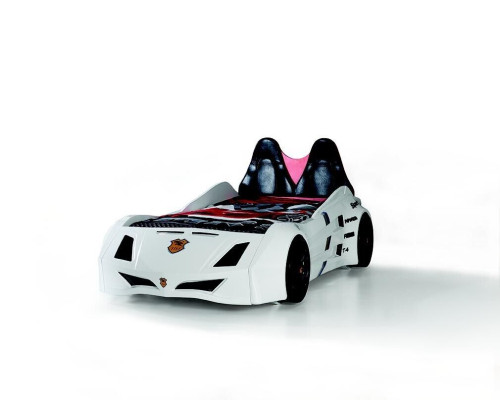 Cama para niños en forma de coche de carreras, cama de coche para niños, muebles de madera nuevos