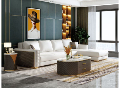 Sofá esquinero, juego de tapicería, conjunto de salón en forma de L, decoración, sofá de diseñador, sofá