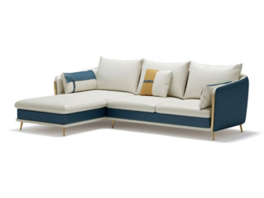 Sofá de esquina Sofá Sofá Acolchado Paisaje de estar Sofás de esquina Conjunto de salón Forma L