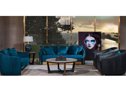 Conjunto de sofá de 5 piezas. Sofá, asientos, mesa de centro, sofá moderno, sofás de cuero.