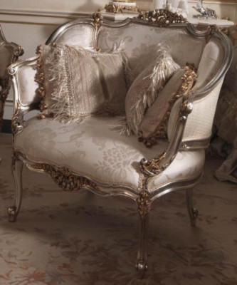 Un asiento italiano de una plaza sillón sofá acolchado diseño textil asiento cojín asiento sofás.