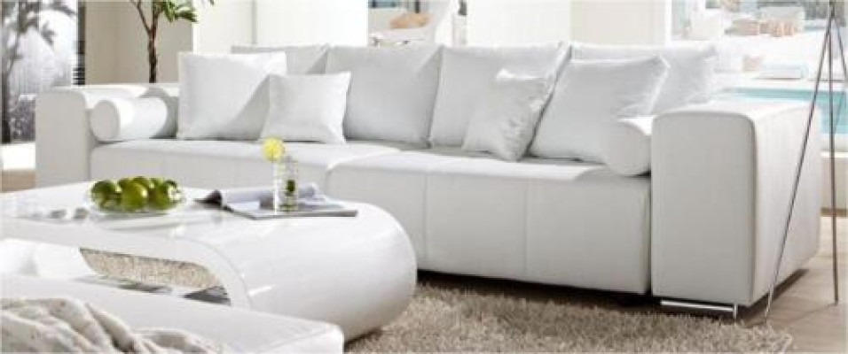 XXL Gran Relax Lümmel Sofá Cama con Función Cama Sillón Cuatro Plazas Textil