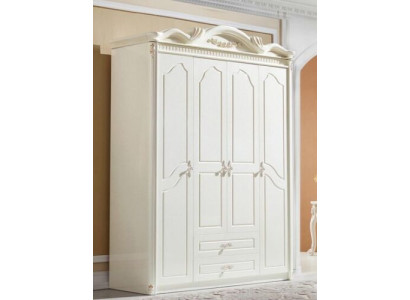 Clásico armario de ropa blanco armario armarios dormitorio madera nuevo