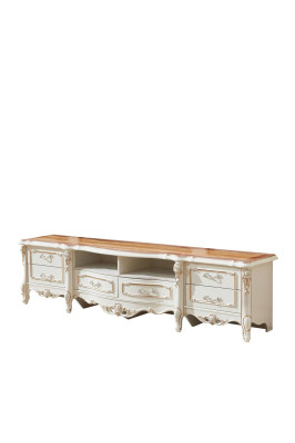 Cómoda mueble gabinete de estilo barroco estantería aparador muebles soporte de televisión.