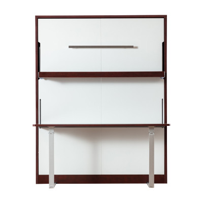 Escritorio Estante Cama 2en1 Funcional Mueble Cama Armario Mesa Cama Plegable Camas