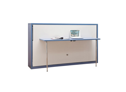 Oficina Cama Invitados Camas Armario con mesa Cama de pared Camas empotradas Armario Madera Nuevo