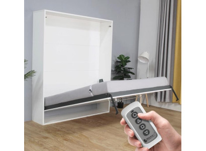 Cama de armario eléctrica cama de pared cama control remoto armarios camas armario nuevo