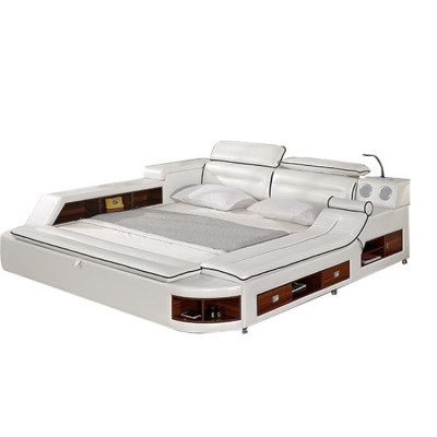 Cama multifunción doble camas hotel xxl grande camas acolchadas USB sonido