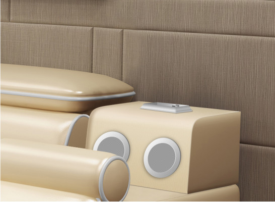 Cama multifunción con caja fuerte, función de calefacción, puerto USB y sonido. Cama doble nueva.