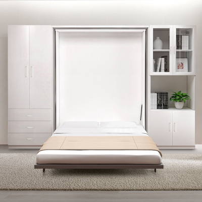 Cama Libros Armario Estante Cama de invitados Armarios Pared Armario Colgante Camas