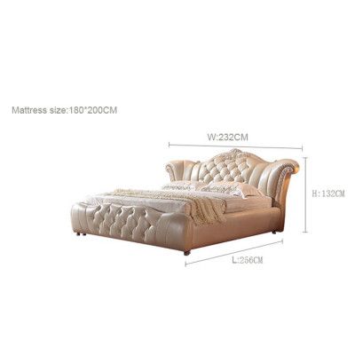 Diseño de cama Chesterfield en textil de terciopelo acolchado para hoteles.
