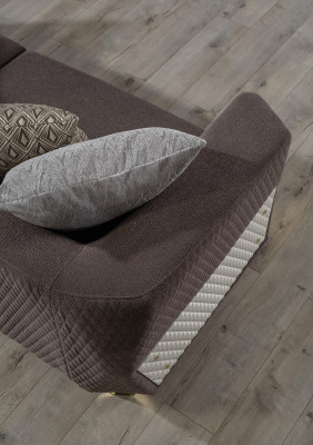 Conjunto de sofá de 3 plazas + 3 plazas + 1 plaza Sofá Sillón Sofás Modernos Marrones nuevos.