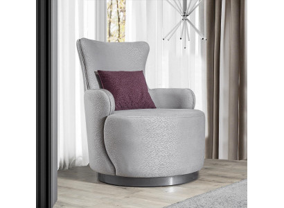 Sillón redondo de club, sofá, diván, reláx, una plaza, muebles tapizados, mobiliario.