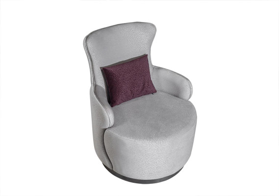 Sillón redondo de club, sofá, diván, reláx, una plaza, muebles tapizados, mobiliario.