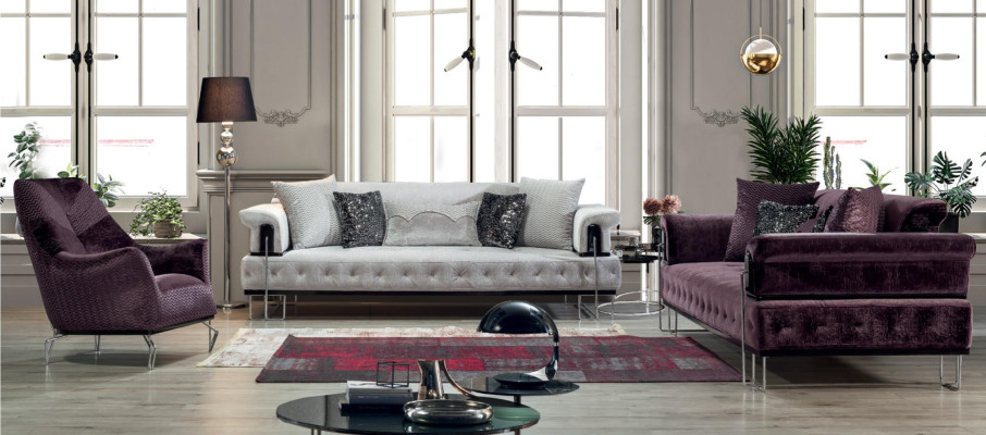 Conjunto de sillones de lujo, sofá de 3 plazas, sofá de 3 plazas y 1 asiento, sofá, sofás, silla de madera con metal