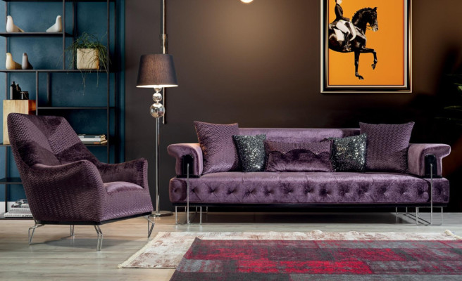 Conjunto de sillones de lujo, sofá de 3 plazas, sofá de 3 plazas y 1 asiento, sofá, sofás, silla de madera con metal