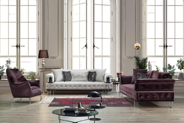 Conjunto de sillones de lujo, sofá de 3 plazas, sofá de 3 plazas y 1 asiento, sofá, sofás, silla de madera con metal