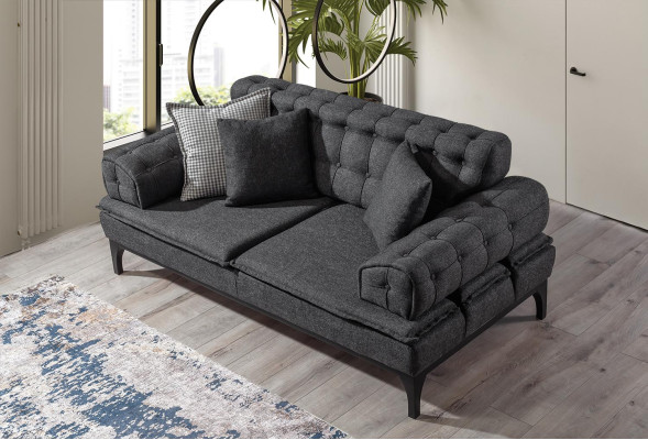 Conjunto de sofás, sofá de 3 plazas + 3 plazas + 1 sillón, grupo de 3 piezas. Muebles sofás sillones nuevos.