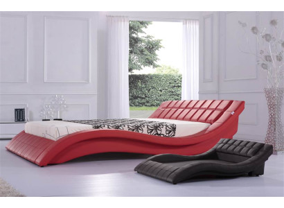 Doble Cama Matrimonial Camas XXL Cuero Estructura Nueva Cama de Matrimonio Diseñador Acolchado