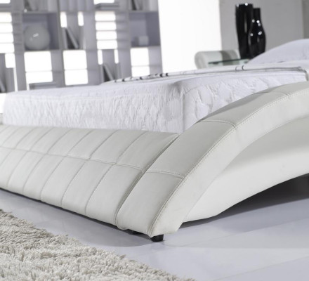 Camas Matrimoniales de 180x200 cm Habitación de dormir Cama de cuero doble Diseño tapizado