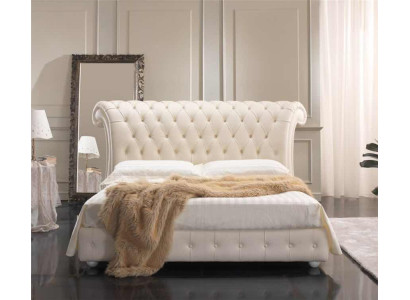 Camas Hotel Cama de hotel 180x200cm Muebles de lujo Estructura de cama Diseño Cama tapizada