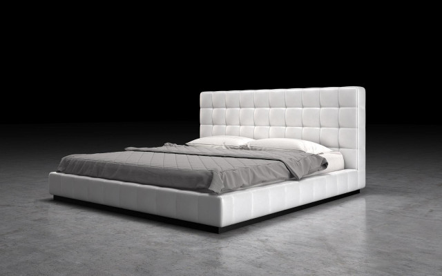 Moderna estructura de cama de lujo para habitaciones de hotel diseño de cama de cuero.