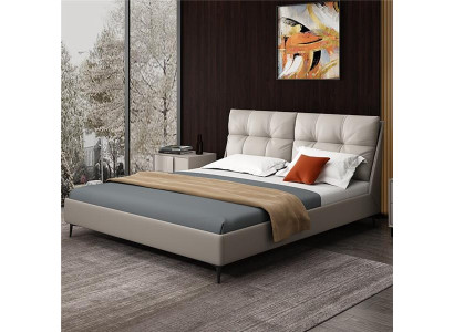 Camas Textil Cuero Hotel Lujo Tapicería Terciopelo Tela Diseñador Cama Dormitorio