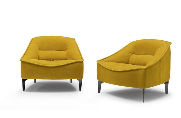 Set de lujo de 2 piezas. Juego de sofá de 3+1 plazas moderno y sillón.